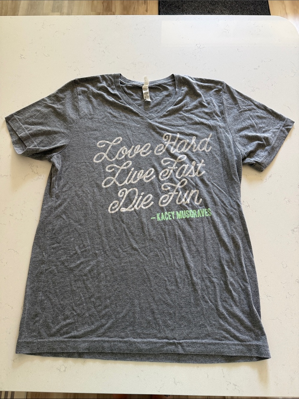 Kacey Musgraves 'Love Hard Live Fast Die Fun' Graphic T-Shirt